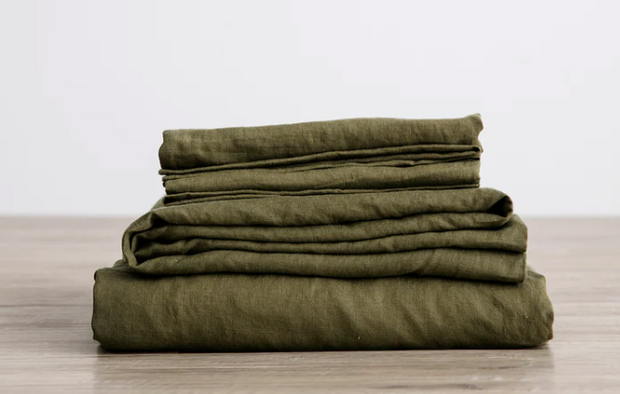 Darcy Olive Duvet Cover
