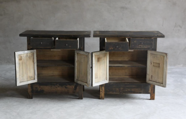 Henry Reedition Reclaimed Wood Cabinet