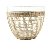 Seagrass Cage Salad Bowl, Two Sizes