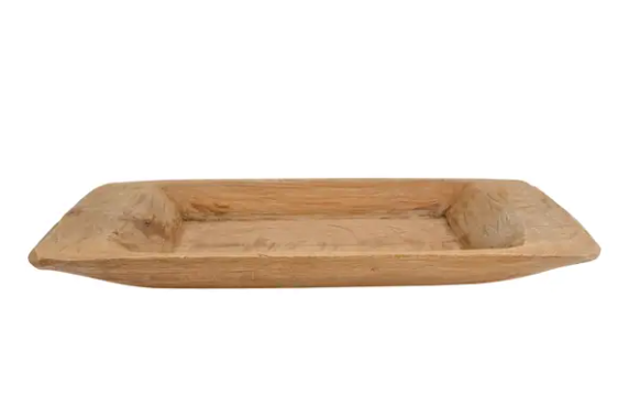 Crafted Oblong Dough Bowl, Two Sizes