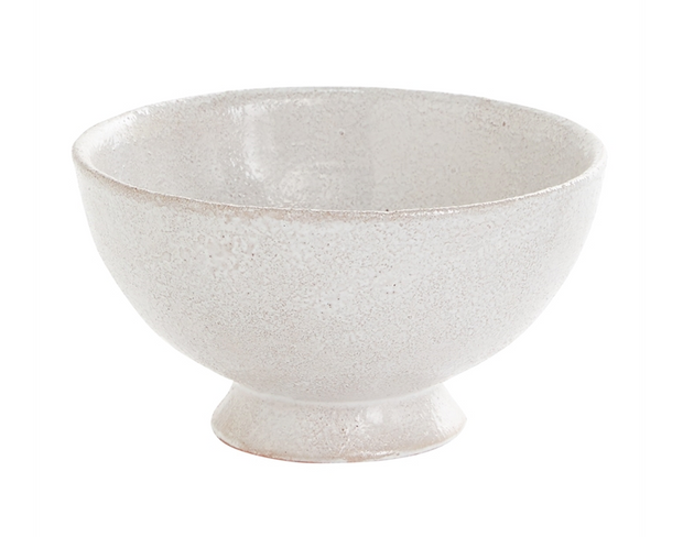 Lyra Textured Footed Bowl