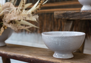 Lyra Textured Footed Bowl