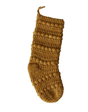 Wool Knit Stocking, 3 Colors - Holiday