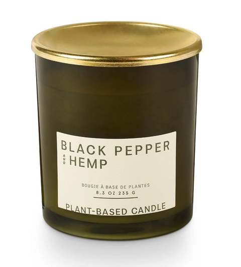 Black Pepper & Hemp Lidded Jar Candle