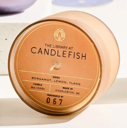 Candlefish No. 67 Frosted Glass Candle