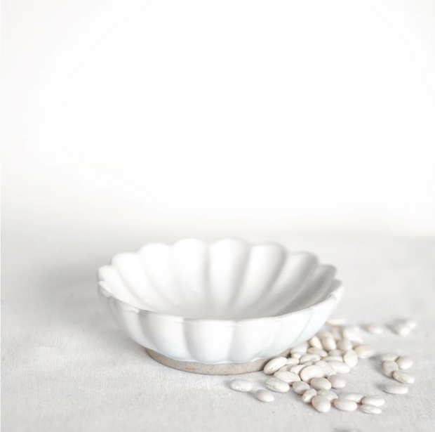 Scalloped Ceramic Bowl