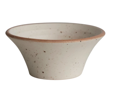 Small Cream Speckled Bowl