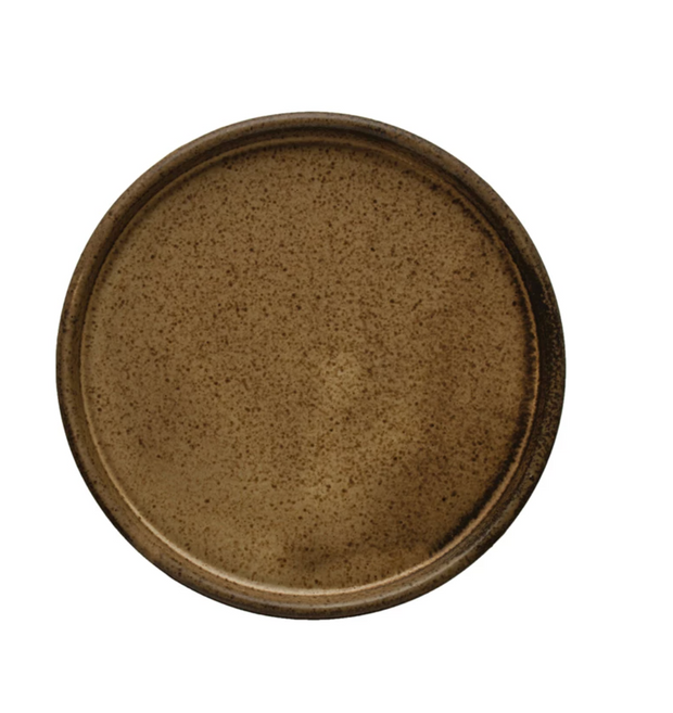 Brown Glaze Plate