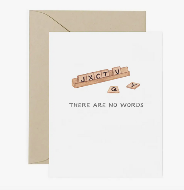 No Words Scrabble Support Card