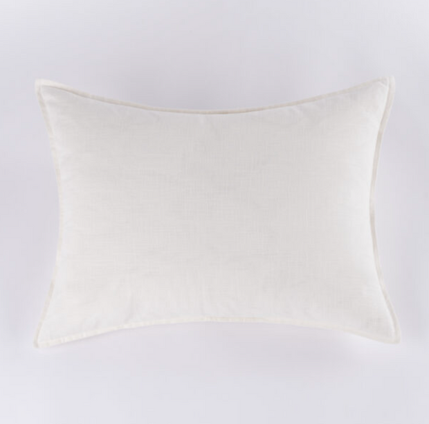 Baker Sham, Broken White, 2 Sizes