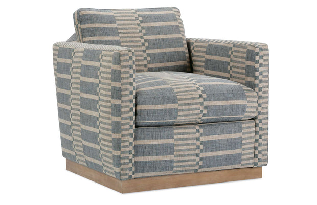 Allie Swivel Chair, Multiple Fabric Options