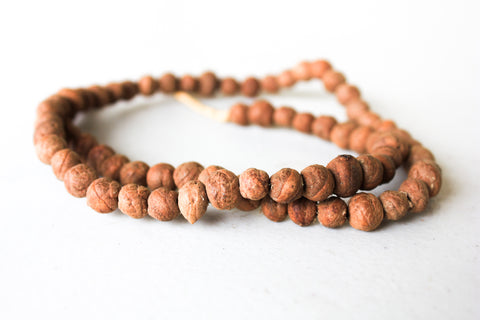 Small Wood Round Beads