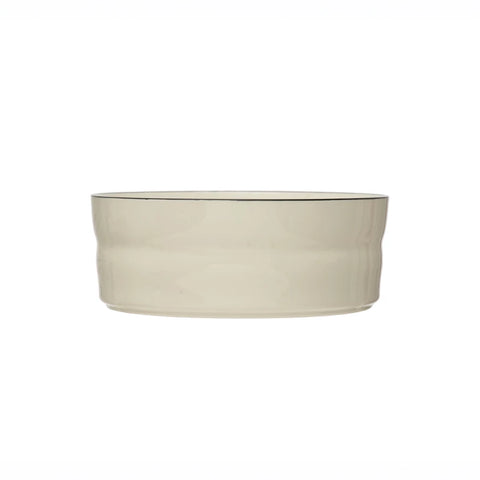 Stoneware Pet Bowl, Two Sizes