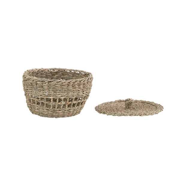 Seagrass Basket with Lid