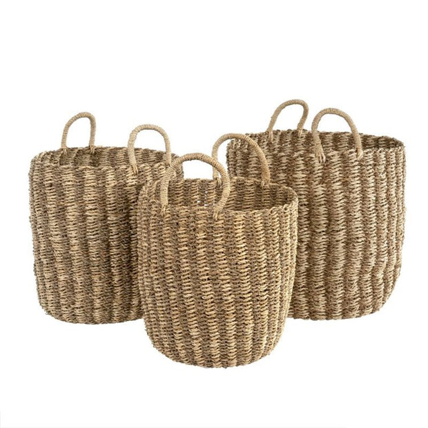 Hand-Woven Basket, Three Sizes